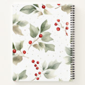 Carnet Aquarelle Holly et Berries (Dos)