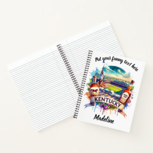 Carnet Aquarelle hommage aux monuments du Kentucky