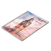 Carnet Aquarelle Icone Landmark City Londres Big Ben (Côté gauche)
