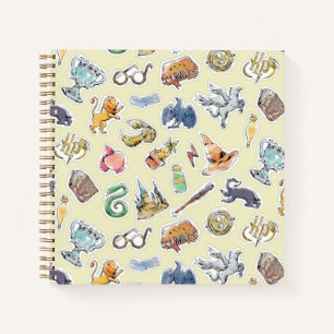 Carnet Aquarelle Icônes Harry Potter