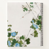 Carnet Aquarelle japonaise Fleur Bleue Botanique (Dos)