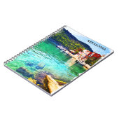 Carnet Aquarelle Kefalonia Grèce Vue côtière (Côté gauche)