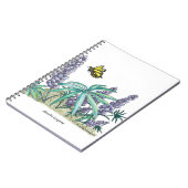 Carnet Aquarelle Lupine de l'Alaska (Côté gauche)