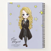 Carnet Aquarelle magique Luna Lovegood (Dos)