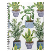 Carnet Aquarelle Maison intérieure : Verdure luxuriante E (Devant)