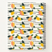 Carnet Aquarelle Mango Motif avec Feuilles verts (2) (Dos)