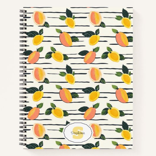 Carnet Aquarelle Mango Motif avec Feuilles verts (2) (Devant)