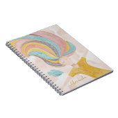 Carnet Aquarelle mignonne fille de dessin animé. Imaginai (Côté Droit)