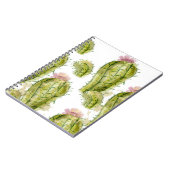 Carnet Aquarelle motif Cactus (Côté gauche)