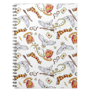 Carnet Aquarelle Motif Hedwig GRYFFINDOR™