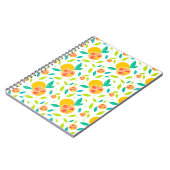 Carnet Aquarelle Motif Oranges sucrées (Côté gauche)