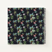 Carnet Aquarelle Motif Palm (Dos)