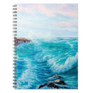 Carnet Aquarelle motif sans couture avec peint à la main