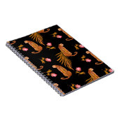 Carnet Aquarelle motif transparent avec guépards (Côté Droit)