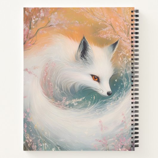 Carnet Aquarelle Mystic Bloom Spring Fox (Dos)