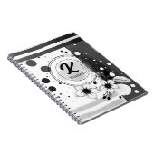 Carnet Aquarelle Noir et Blanc Perdu Art (Côté Droit)