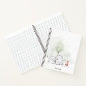 Carnet Aquarelle Nom de l'écureuil Eléphant (Intérieur)