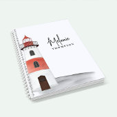 Carnet Aquarelle Nom personnalisé nautique