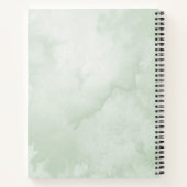 Carnet Aquarelle Notes de jardin pot d'arrosage floral de (Dos)