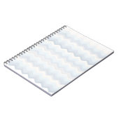 Carnet Aquarelle Ocean Shades Chevron (Côté gauche)