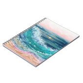 Carnet Aquarelle Ocean Waves (Côté gauche)