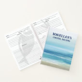 Carnet Aquarelle Ocean Waves Beach House Recette côtière (Intérieur)