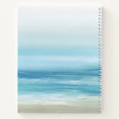 Carnet Aquarelle Ocean Waves Beach House Recette côtière (Dos)