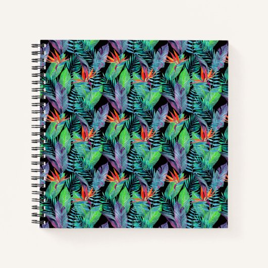 Carnet Aquarelle Oiseau Du Paradis (Devant)