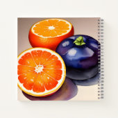 Carnet Aquarelle orange (Dos)
