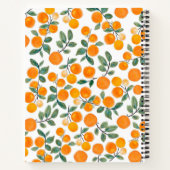 Carnet Aquarelle Orange Citrus Recette personnalisée (Dos)