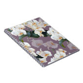 Carnet Aquarelle orchidée lavande foncée. (Côté Droit)