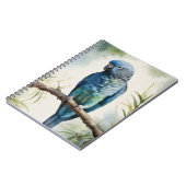 Carnet Aquarelle Parakee bleu Eucalyptus Tree (Côté gauche)