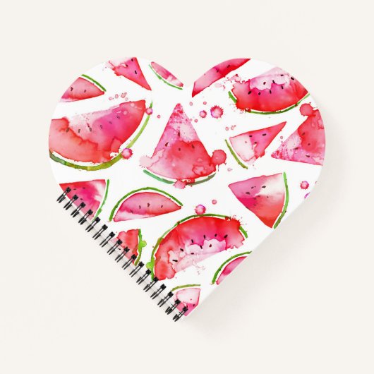 Carnet Aquarelle pastèque 1 (Devant)