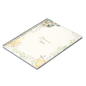 Carnet Aquarelle Pear Floral Garden (Côté gauche)