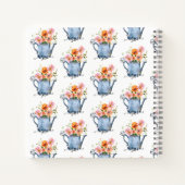 Carnet Aquarelle peinte à la main Floral (Dos)