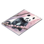 Carnet Aquarelle Peinture Panda Ours (Côté gauche)