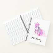 Carnet Aquarelle personnalisée de l'enseignant de ballet (Intérieur)