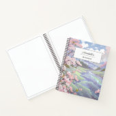 Carnet Aquarelle personnalisée en fleur de cerisier Paste (Intérieur)