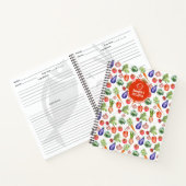 Carnet Aquarelle personnalisée Légumes Cuisine (Intérieur)