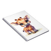 Carnet Aquarelle petite girafe (Côté Droit)