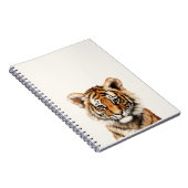 Carnet Aquarelle Portrait d'un petit tigre (Côté Droit)