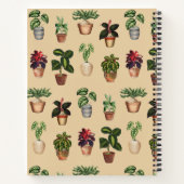 Carnet Aquarelle Poted Plante Terracotta Nom des pots (Dos)