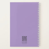 Carnet Aquarelle Printemps Floral Bible Verse Personnalis (Verso)