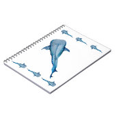 Carnet Aquarelle requin (Côté gauche)