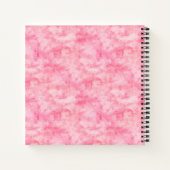 Carnet Aquarelle rose Bonjour Beau Coeur (Dos)