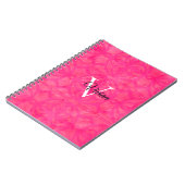 Carnet Aquarelle rose brillante (Côté gauche)