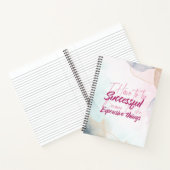 Carnet Aquarelle rose citation de motivation quotidienne  (Intérieur)