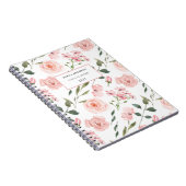 Carnet Aquarelle rose florale 2023 (Côté Droit)