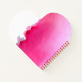 Carnet Aquarelle rose la citation de vie créative (Dos)