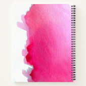 Carnet Aquarelle rose la citation de vie créative (Dos)
